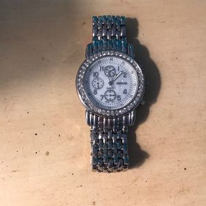Geneva silver watch